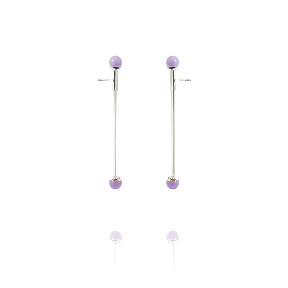 Orb Kinetic Slide Earrings III